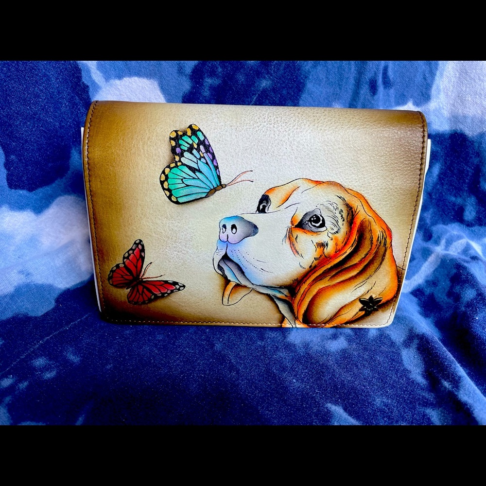 Brand New Anuschka Hand Painted Purse!!!